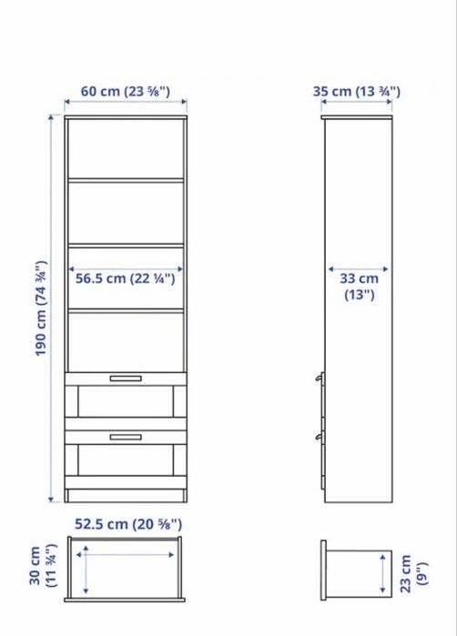 Стеллаж напольный IKEA