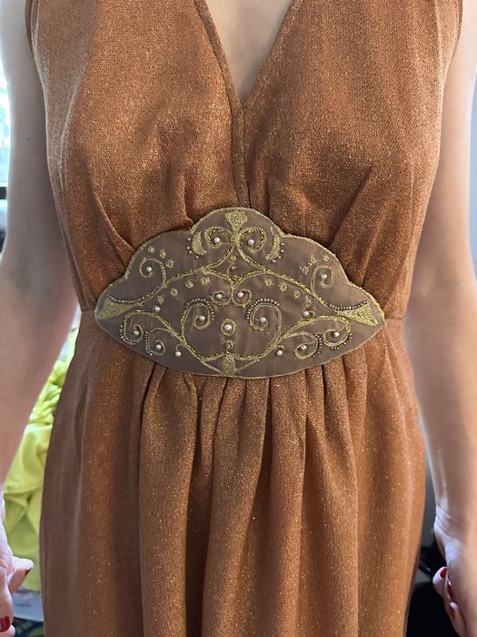 Rochie ocazie, lucrata pe comanda, marime 40