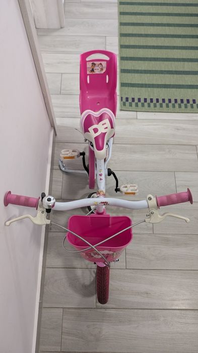 Bicicletă 14 inch fete 4 5 6 7 ani Unicorn Roz Dino