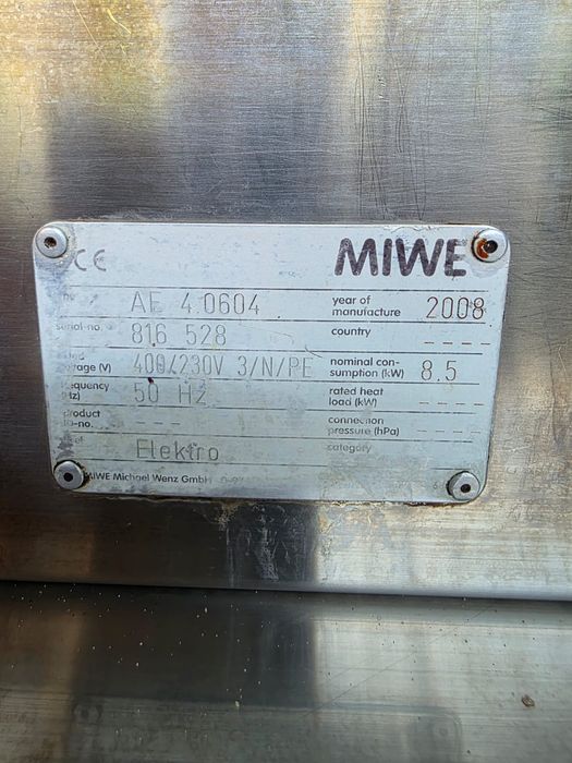 Miwe backcombi втасвател + конвектомат