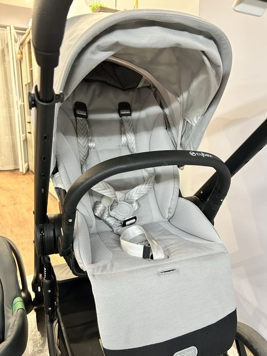 Като нова!!! CYBEX  Детска количка 3 В 1 LAVA GREY