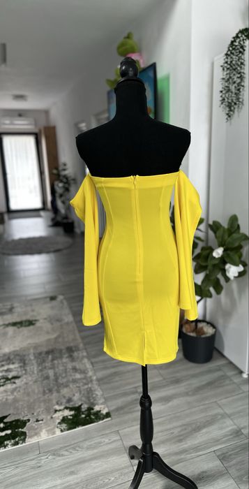Rochie noua eleganga cu maneci largi