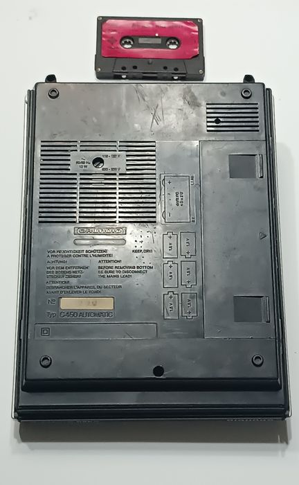 Grundig C450 Automatic (1977 г.) Ретро касетофон Напълно работещ!