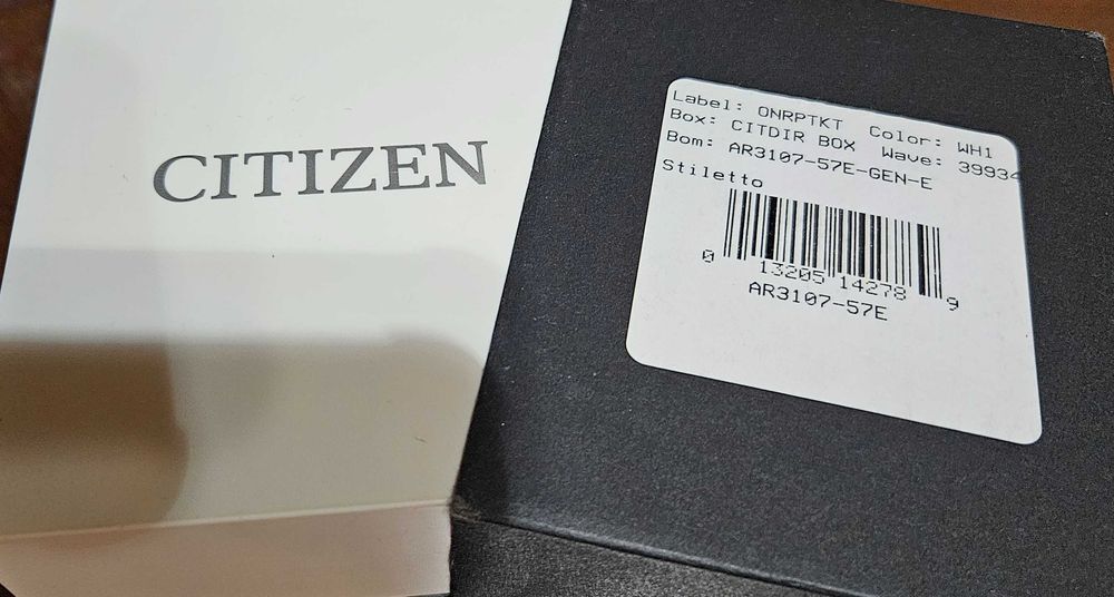 Citizen Stiletto Black Eco-Drive