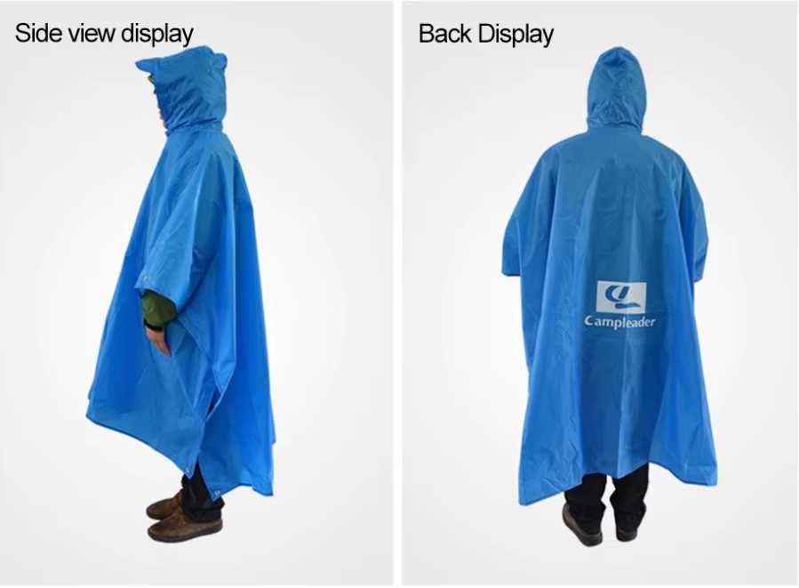 -60% Многофункционално 3-в-1 водоустойчиво пончо / дъждобран