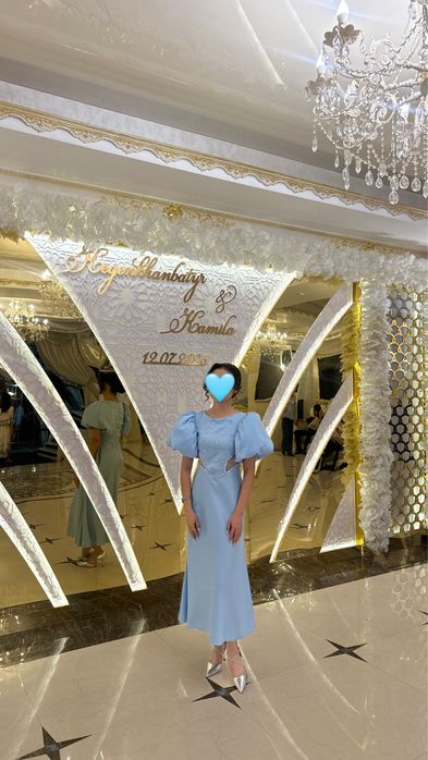 Нежное вечернее платье