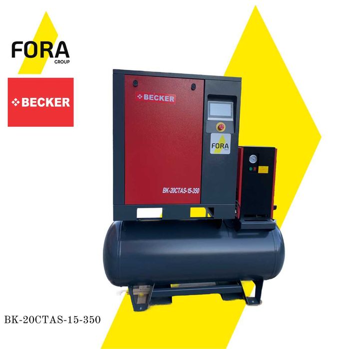 Винтовой компрессор BECKER BK20CTAS (16 BAR)