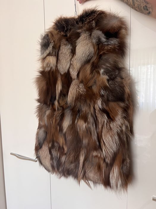 Елек от естесвен косъм - лисица