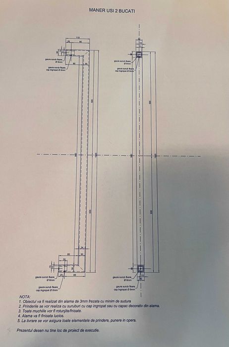 manere alama usi/dulap NOI