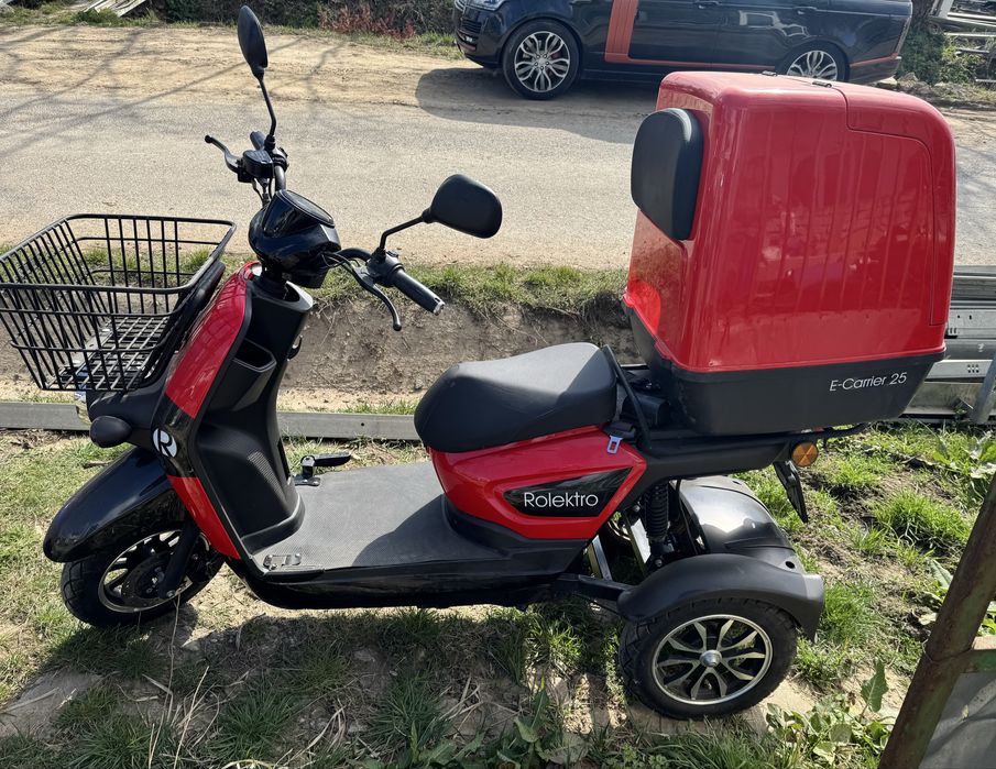 SCUTER TRICICLU ELECTRIC cargo  izoterm  Rolektro 25 km/h  Germania