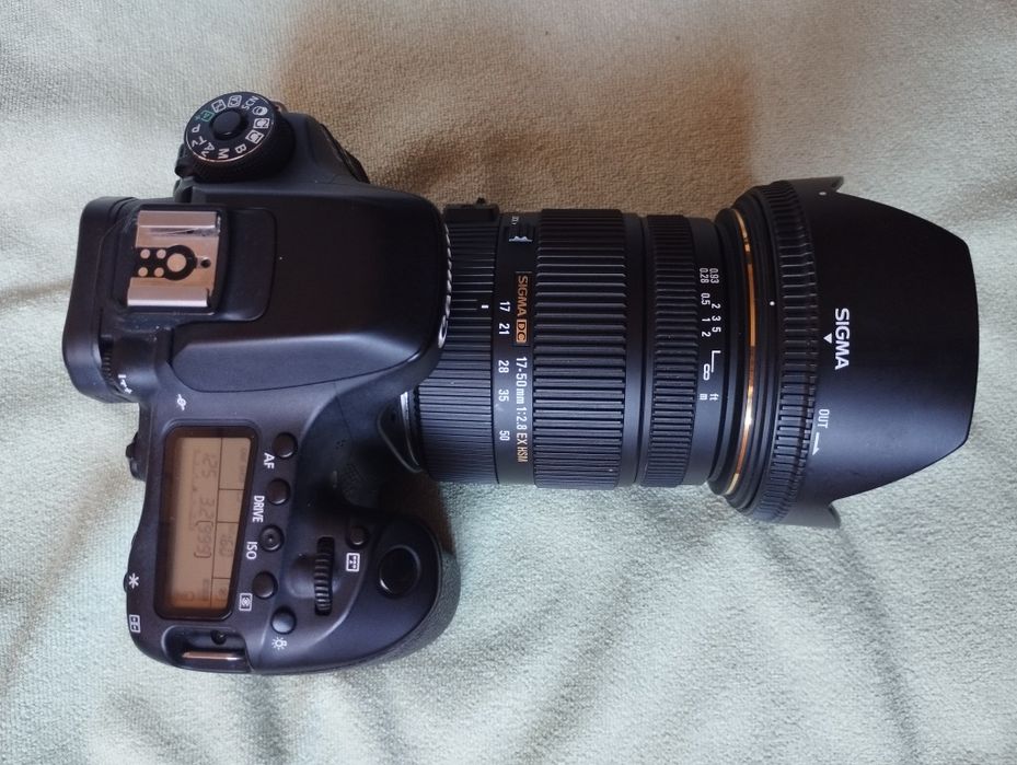 Canon 80D cu obiectiv Sigma 17-50 f2.8