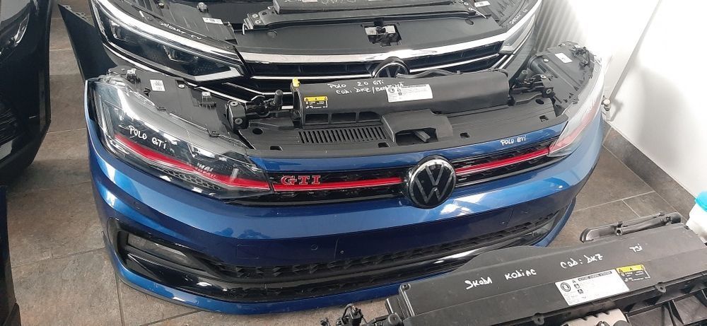 Fata completa polo GTI ,bară fata,bara sp,stop,far led,Trager complet