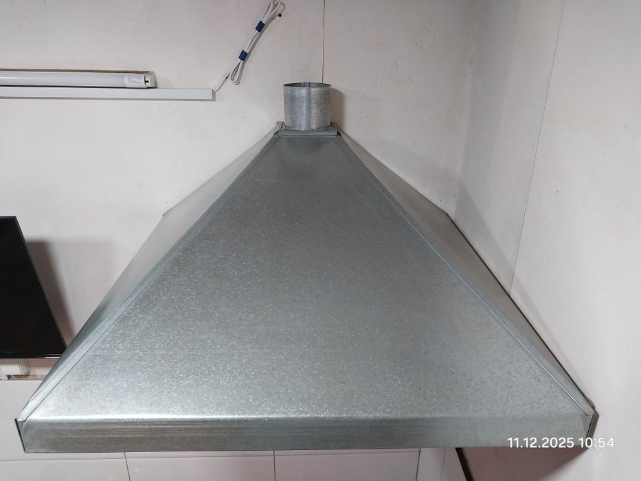 вытяжка для кухни из оцинковки
