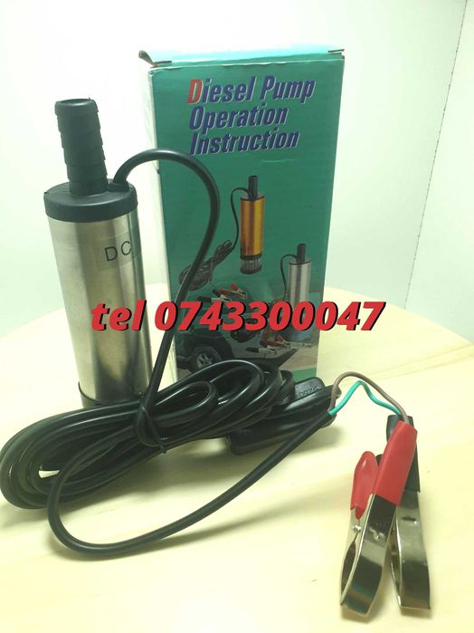 Pompa Submersibila Pentru Transfer Motorina Lichide 12v