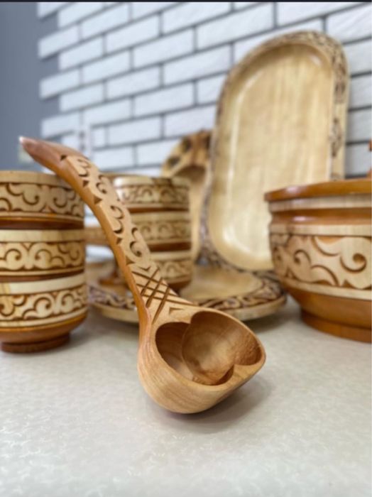 Посуды деревянные