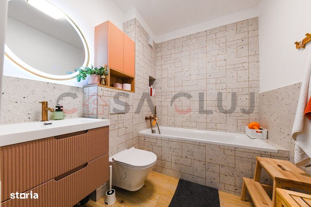 3 camere, bloc nou, etaj intermediar