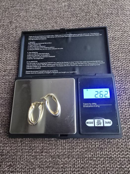 Златни обеци 14 к