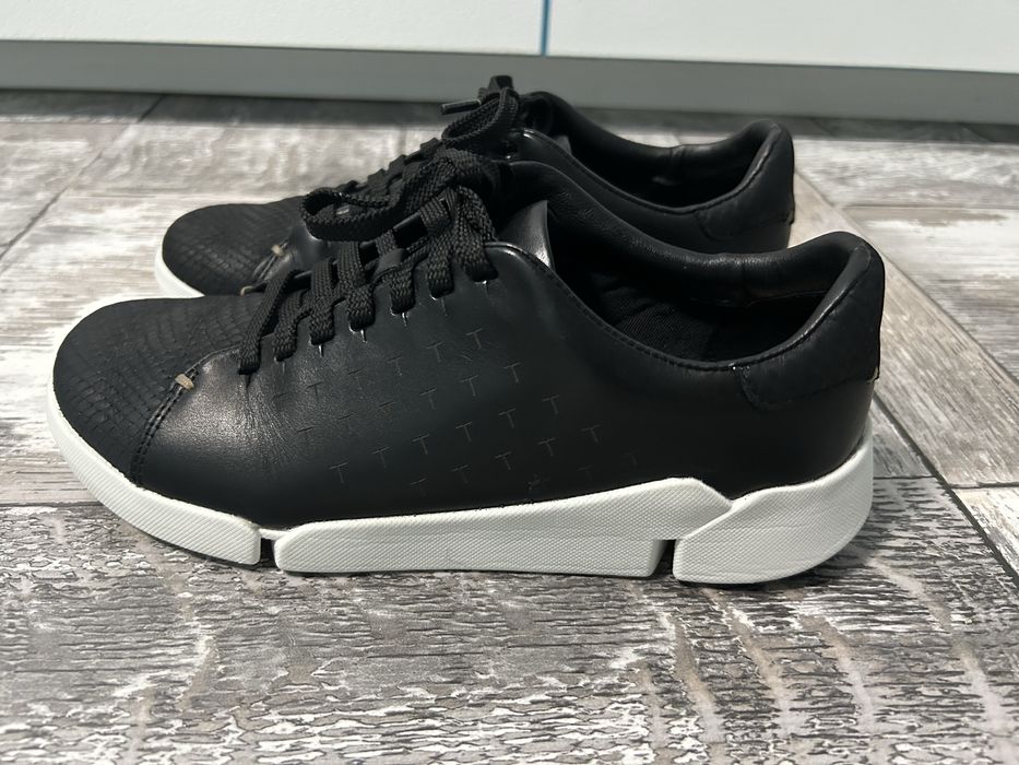 Дамски обувки Clarks / Кларкс Trigenic - кожени и велурени 36 номер