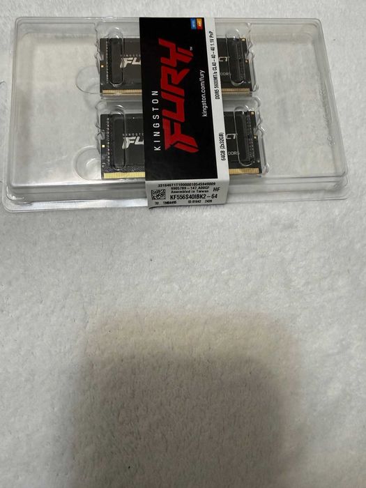 Memorie Laptop Kingston FURY Impact, 64GB (2x32GB) DDR5,SODIMM,SIGILAT