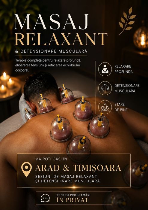 Masaj de relaxare si detensionare musculara