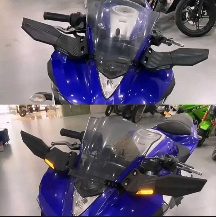 Зеркала модифицированное ветра-крыло с поворотниками (big 15.5sm)