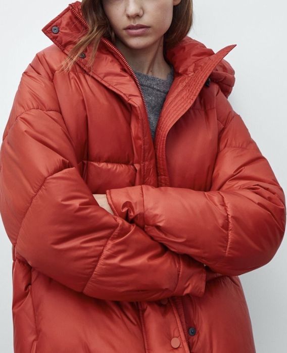 пуховик зимняя куртка massimo dutti