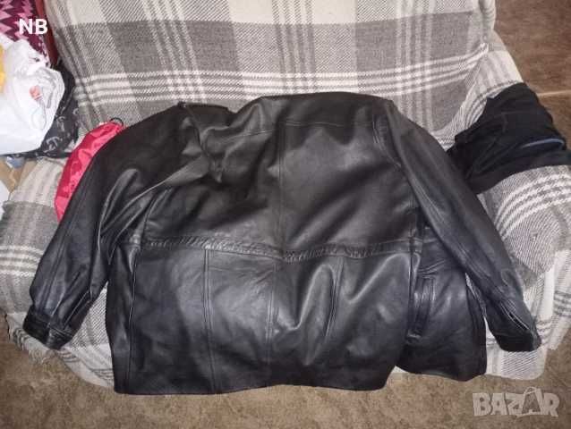 масивно кожено яке с подплата която се маха → Обява 51430710