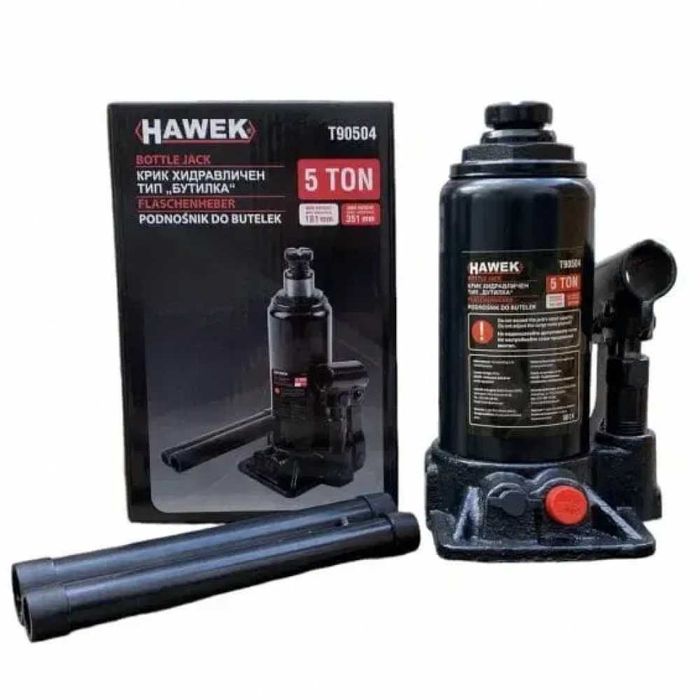 Хидравличен крик тип бутилка 2,3,5,10,15,20,32 тона HAWEK