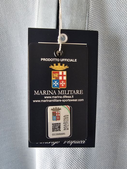 Нова ( с етикет) мъжка поло блуза Marina Militare,  в светло син цвят