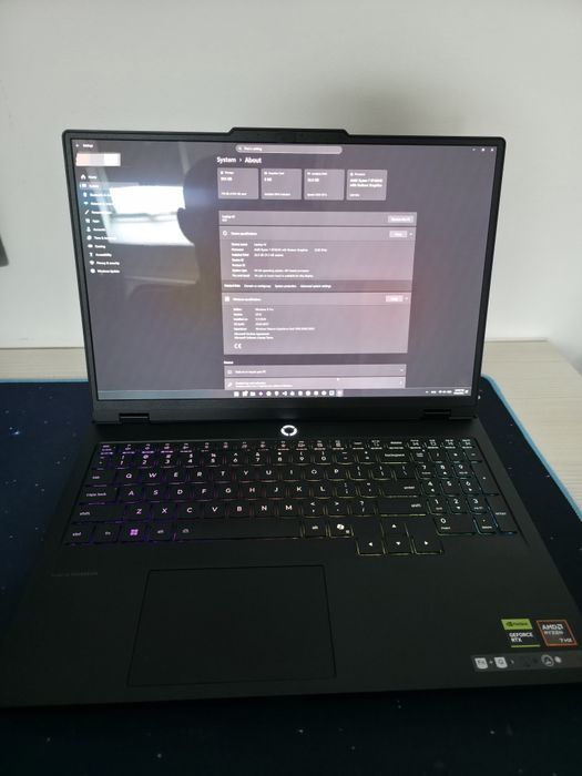 LENOVO Legion Pro 5 16ADR10 - OLED, AMD Ryzen 7 8745HX, WQXGA, 32GB RAM, 5060 8GB, 1TB