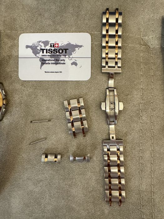 Мъжки часовник Tissot Couturier Chronograph Dual Tone