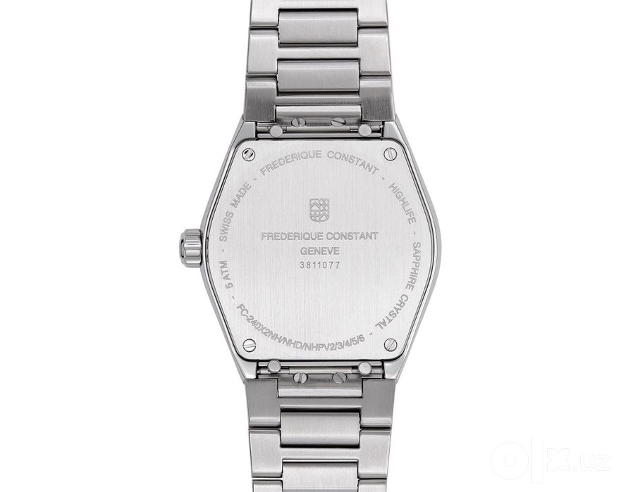 Женские часы Frederique Constant с бриллиантами, кварцевый механизм.