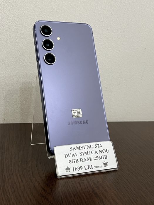 Amanet Royal CB: Samsung S24 duos ca nou 8gb ram 256gb stocare