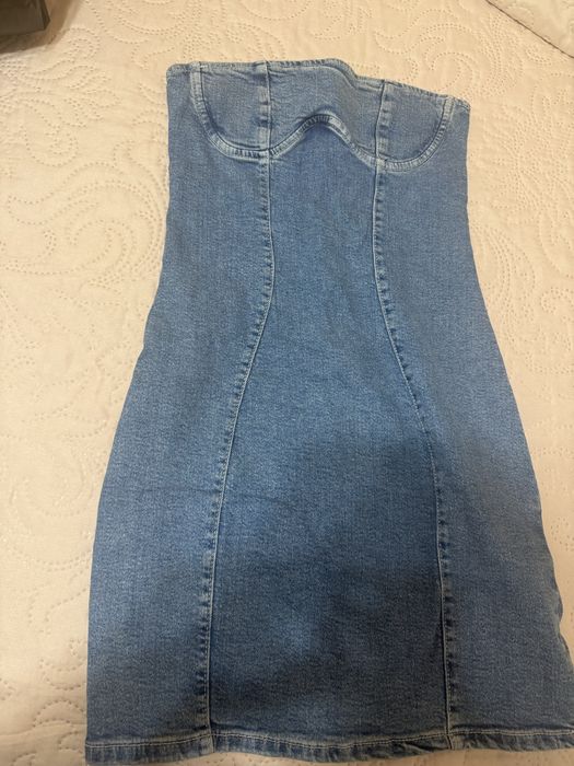 Дънкова дамска рокля