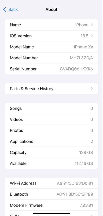 iPhone XR 128 GB