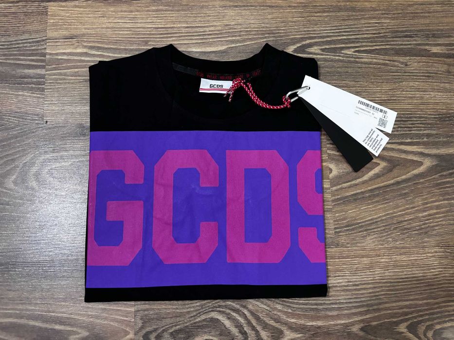 GCDS Мъжка Черна Тениска - S, M, L, XL, 2XL