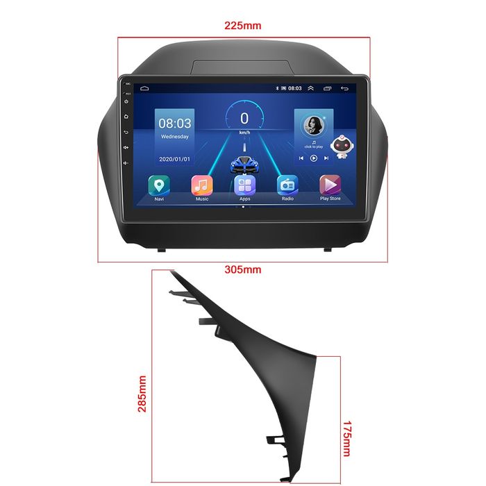 Мултимедия Hyundai ix35 GPS НАВИГАЦИЯ Carplay Android auto