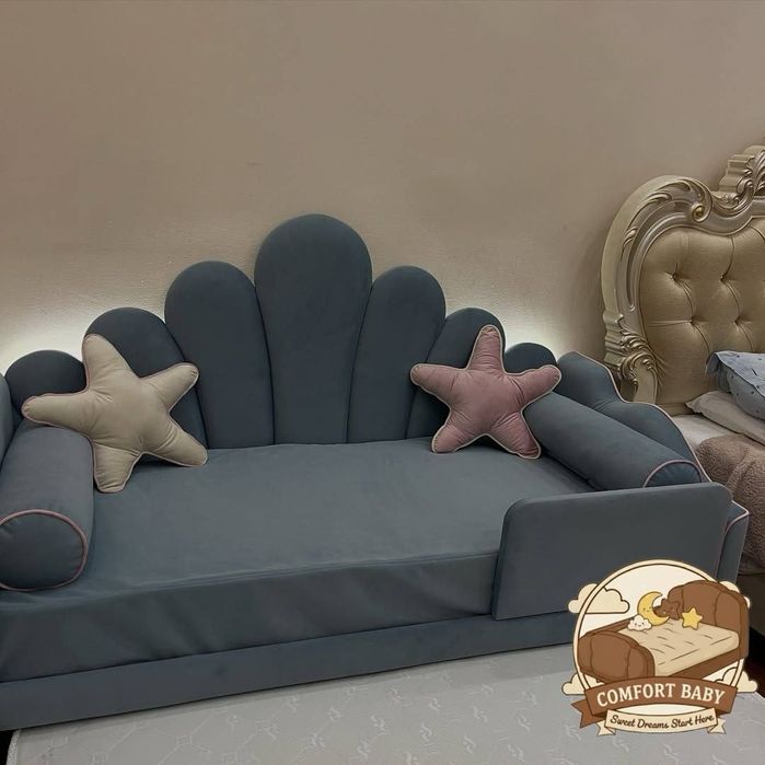 Мягкая кровать Ракушка