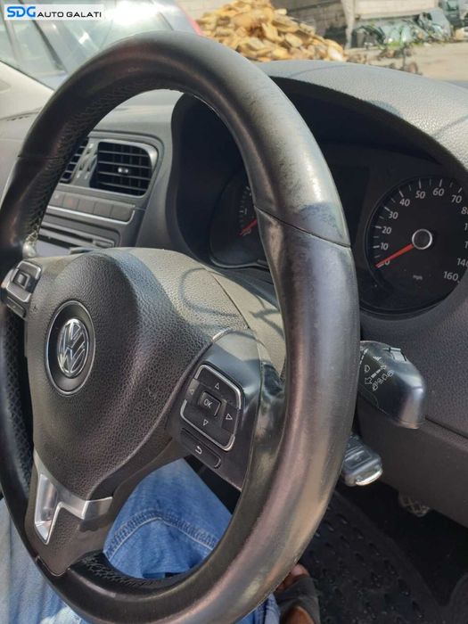 Volan Piele 3 Spite cu Comenzi FARA Airbag Volkswagen Polo 6R 2009 - 2016