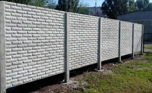 Еврозабор с установкой, ворота, шлакоблок, ограда, забор, коршау