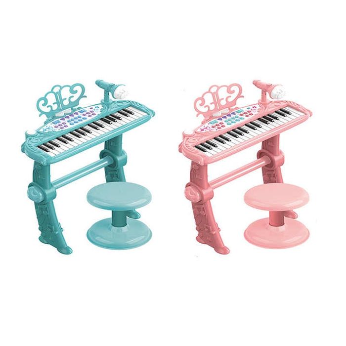 Детское электронное пианино с микрофоном, музыкальная.