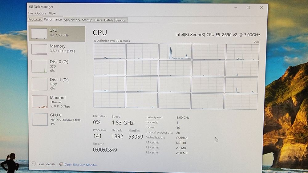 HP Z420 Работна станция / Компютър / Workstation