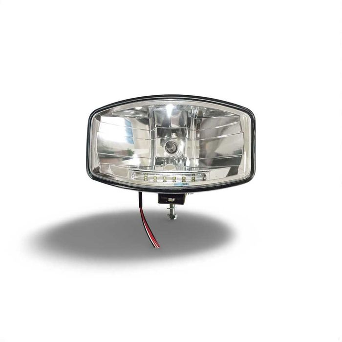 Халоген с крушка и LED дневна светлина