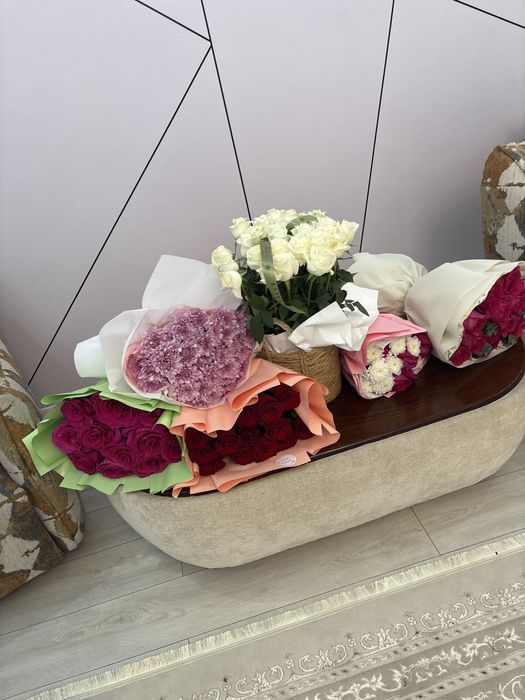 цветы.    жаңа гүлдер