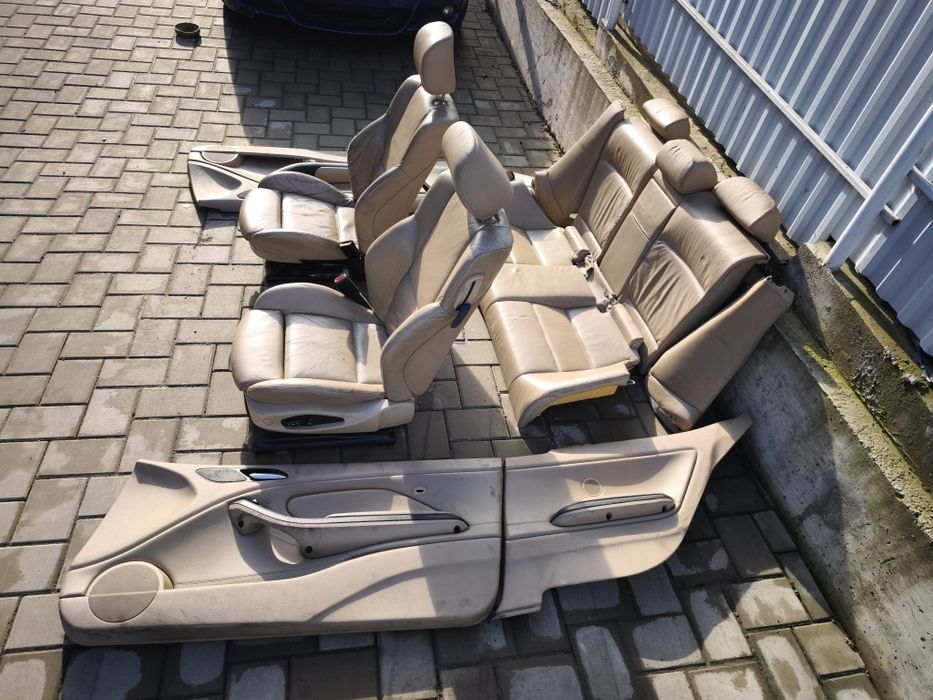 Interior piele crem recaro  electric cu încalzire BMW seria 3 E46 COUP