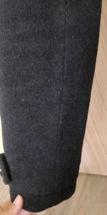 Дамско Вълнено палто с висока яка