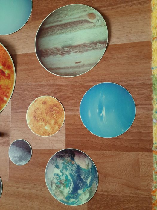 Sticker sistem solar fosforescent lumineaza noaptea 10 buc mediu