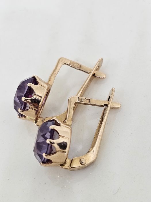 Александрит серьги 583СССР