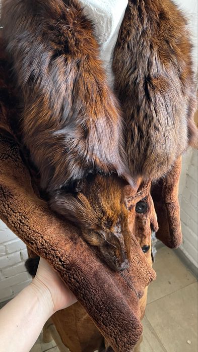 Шуба натуральная -мутон 44-46