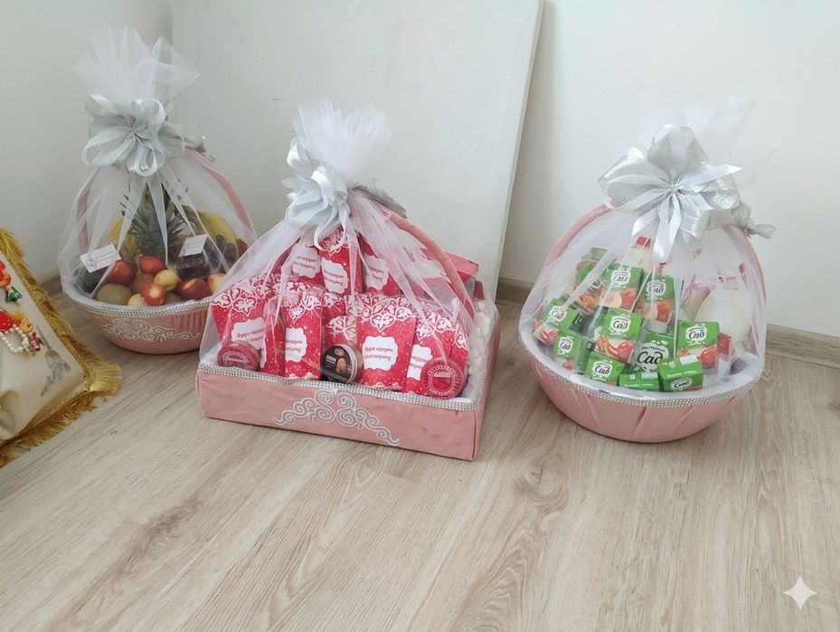 Подарочные корзинки. Тойбастар. Дәм
